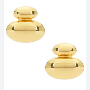 New! Gold Pebble Studs (1061) NWOT